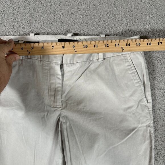 Talbots Signature Pants Women’s Size 4 Stone Flap Pockets Khaki Dress Pants - Picture 7 of 12